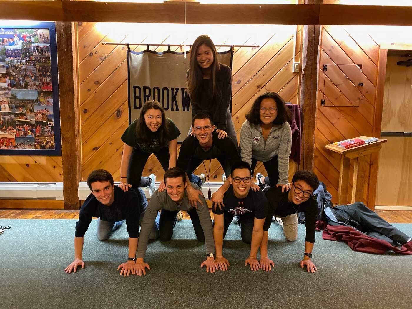 Karis with youth at a leadership retreat — the work in motion